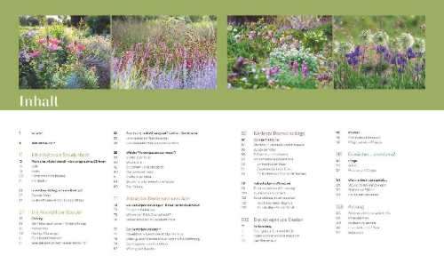 Buchcover und Innenansicht für das Buch: Immerblühende Beete