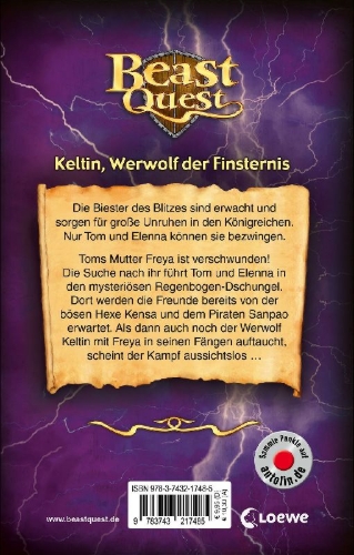Buchcover und Innenansicht für das Buch: Kajin the Beast Catcher