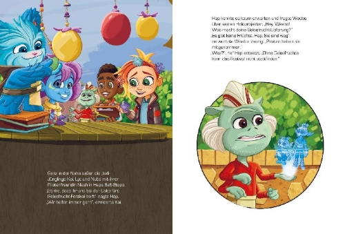 Buchcover und Innenansicht für das Buch: The Jellyfruit Pursuit