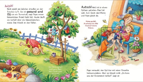 Buchcover und Innenansicht für das Buch: WAS IST WAS Meine Welt Band 10 Ich gehe zum Kinderarzt