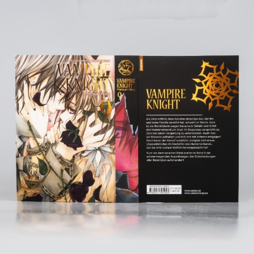 Buchcover und Innenansicht für das Buch: Vampire Knight