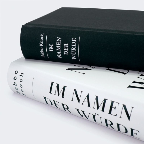 Buchcover und Innenansicht für das Buch: Im Namen der Würde