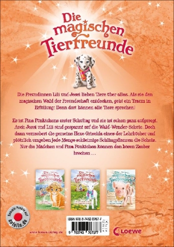 Buchcover und Innenansicht für das Buch: Charlotte Waggytail learns a lesson