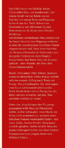 Buchcover und Innenansicht für das Buch: Piccola Sicilia