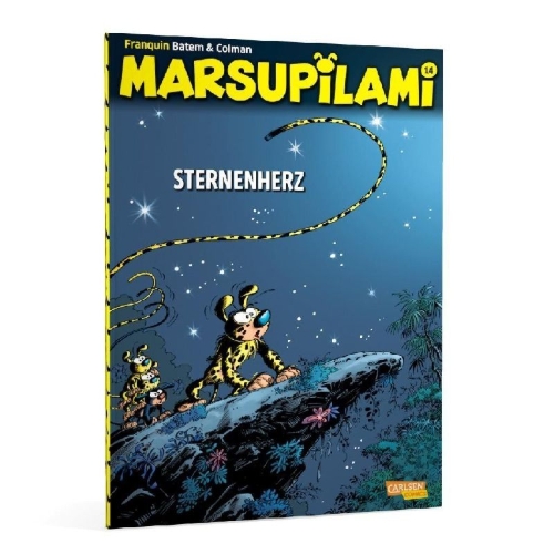 Buchcover und Innenansicht für das Buch: Marsupilami 27 - Coeur d'étoile
