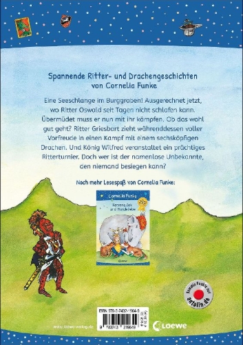 Buchcover und Innenansicht für das Buch: Ritterschlag und Drachenmut