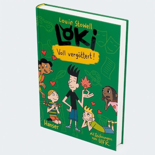 Buchcover und Innenansicht für das Buch: Loki: A Bad God's Guide to Ruling the World