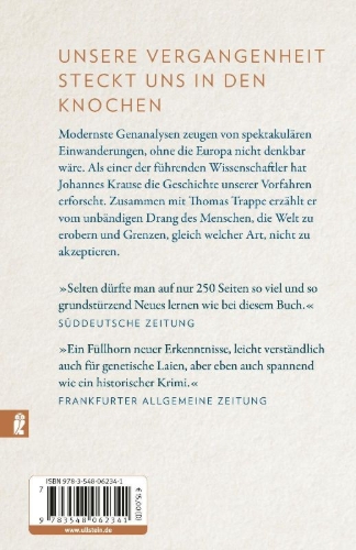 Buchcover und Innenansicht für das Buch: Die Reise unserer Gene