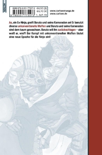 Buchcover und Innenansicht für das Buch: Boruto: Naruto next Generations
