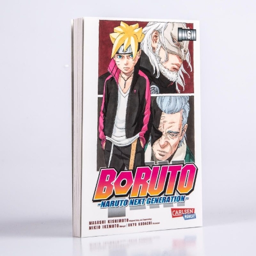 Buchcover und Innenansicht für das Buch: Boruto: Naruto next Generations