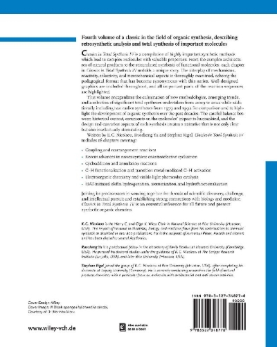 Buchcover und Innenansicht für das Buch: Classics in Total Synthesis IV