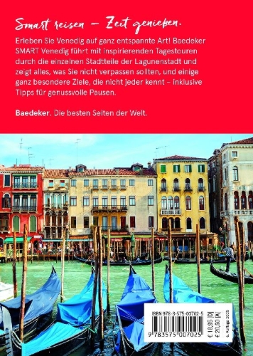 Buchcover und Innenansicht für das Buch: Baedeker SMART Reiseführer Venedig