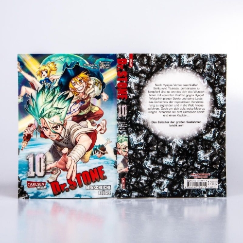 Buchcover und Innenansicht für das Buch: Dr. Stone