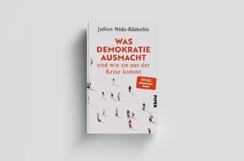 Buchcover und Innenansicht für das Buch: Was Demokratie ausmacht - und wie sie aus der Krise kommt
