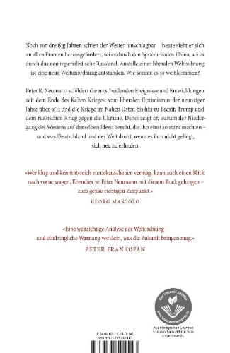 Buchcover und Innenansicht für das Buch: Die neue Weltunordnung