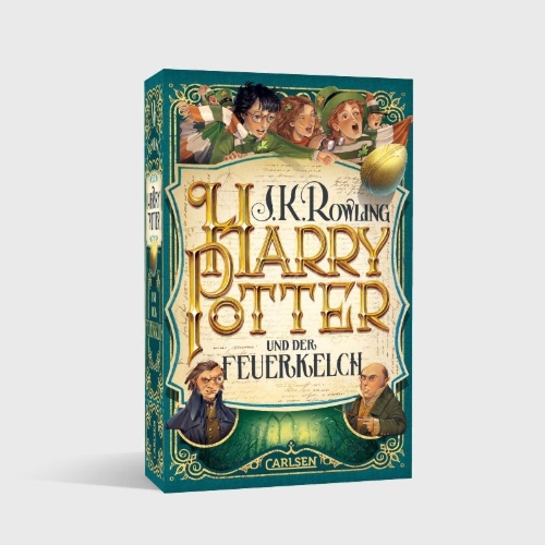 Buchcover und Innenansicht für das Buch: Harry Potter and the Goblet of Fire