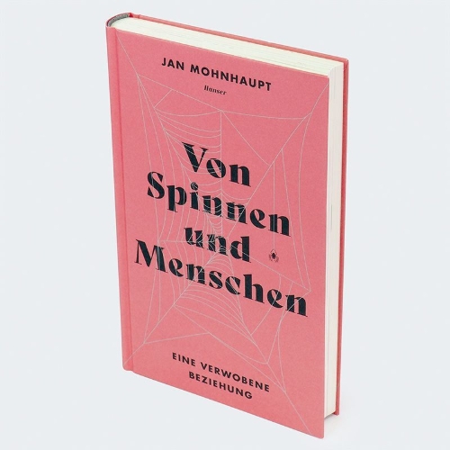Buchcover und Innenansicht für das Buch: Von Spinnen und Menschen