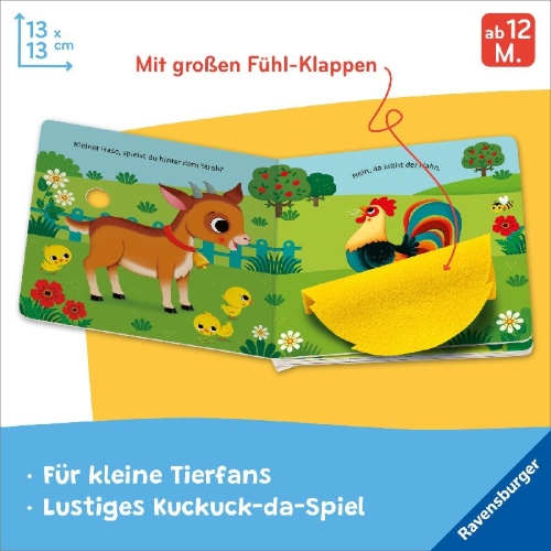 Buchcover und Innenansicht für das Buch: Wo bist du ...? - Wo bist du, kleiner Hase?