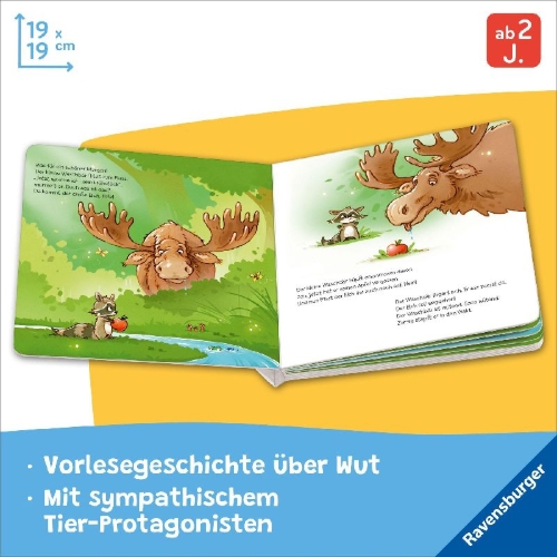 Buchcover und Innenansicht für das Buch: Wenn liebe Waschbären wütend sind