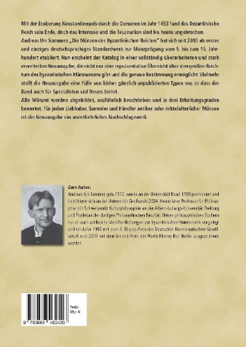 Buchcover und Innenansicht für das Buch: Die Münzen des Byzantinischen Reiches 491-1453