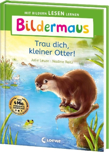 Buchcover und Innenansicht für das Buch: Bildermaus - Trau dich, kleiner Otter!