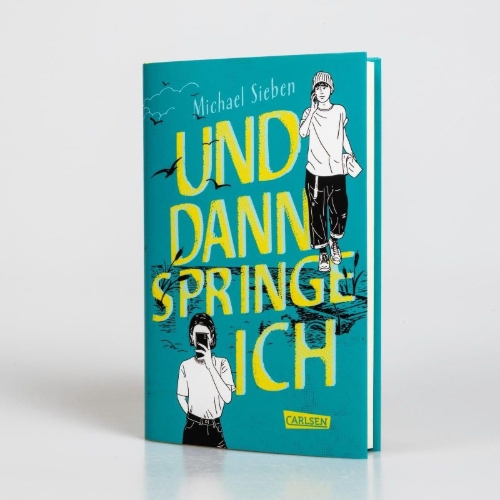 Buchcover und Innenansicht für das Buch: Und dann springe ich