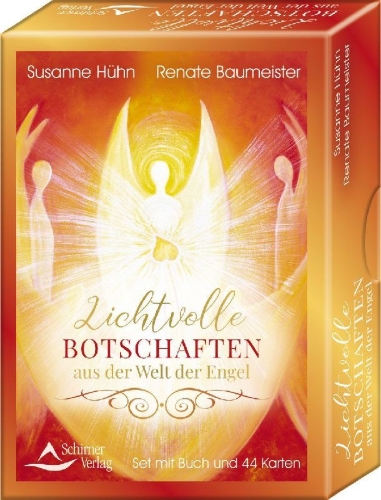 Buchcover und Innenansicht für das Buch: Lichtvolle Botschaften aus der Welt der Engel