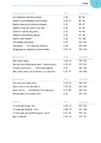 Buchcover und Innenansicht für das Buch: Englisch üben bis es sitzt 7./8. Klasse