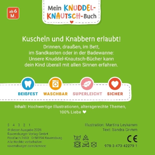 Buchcover und Innenansicht für das Buch: Mein Knuddel-Knautsch-Buch: Mein Bauernhof