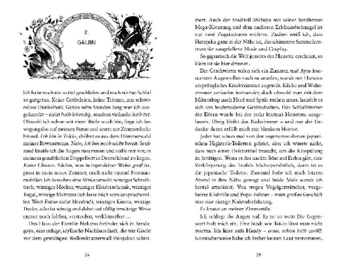 Buchcover und Innenansicht für das Buch: Tokioregen