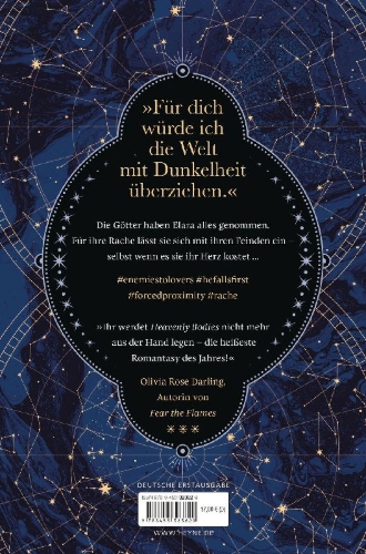 Buchcover und Innenansicht für das Buch: Heavenly Bodies Book 1