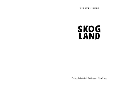 Buchcover und Innenansicht für das Buch: Skogland 1