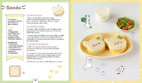 Buchcover und Innenansicht für das Buch: I love cats and Japan