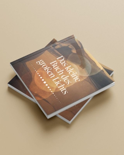 Buchcover und Innenansicht für das Buch: Das kleine Buch des großen Lichts