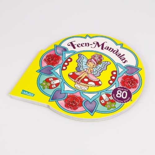 Buchcover und Innenansicht für das Buch: Feen-Mandalas