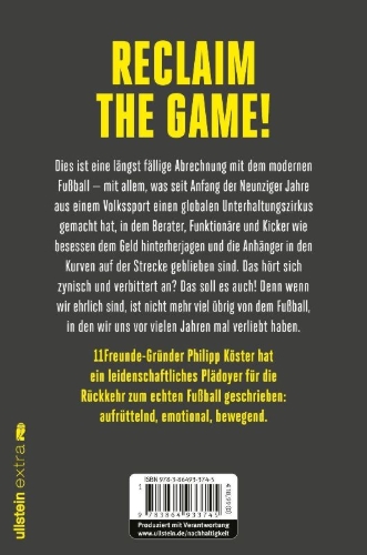 Buchcover und Innenansicht für das Buch: Holt euch das Spiel zurück!