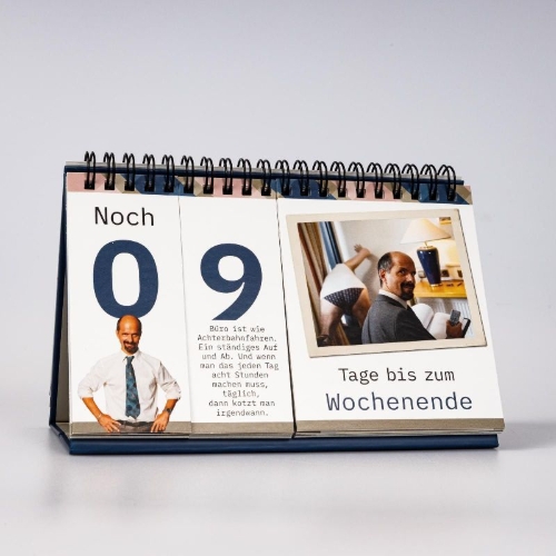 Buchcover und Innenansicht für das Buch: Stromberg Büro-Countdown