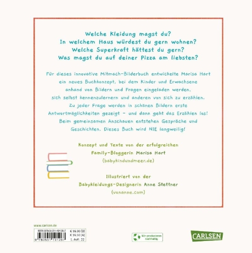 Buchcover und Innenansicht für das Buch: So bin ich - Wähle das, was zu dir passt