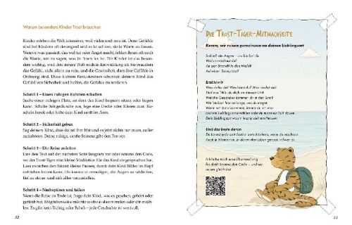 Buchcover und Innenansicht für das Buch: Ich tröste dich