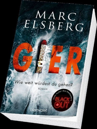 Buchcover und Innenansicht für das Buch: GIER - Wie weit würdest du gehen?