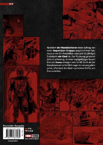Buchcover und Innenansicht für das Buch: Star Wars: The Mandalorian (Manga) 02