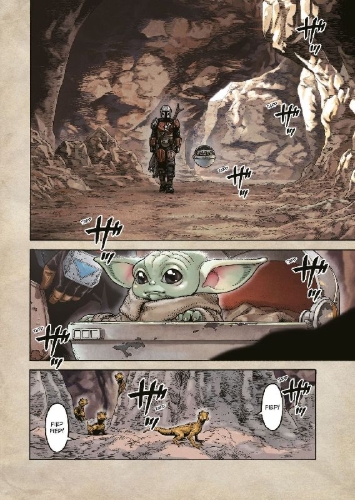 Buchcover und Innenansicht für das Buch: Star Wars: The Mandalorian (Manga) 02