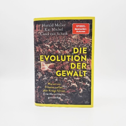 Buchcover und Innenansicht für das Buch: Die Evolution der Gewalt