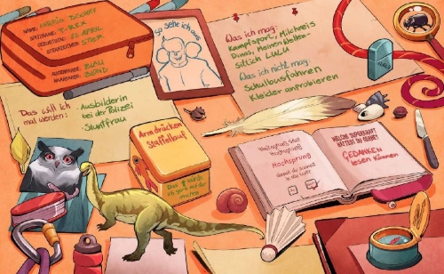Buchcover und Innenansicht für das Buch: Meine schlimmsten und allerbesten Freunde