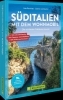 Buchcover und Innenansicht für das Buch: Süditalien mit dem Wohnmobil