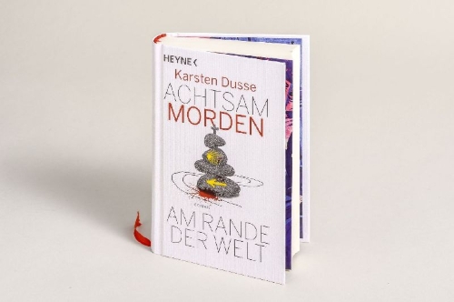 Buchcover und Innenansicht für das Buch: Achtsam morden am Rande der Welt