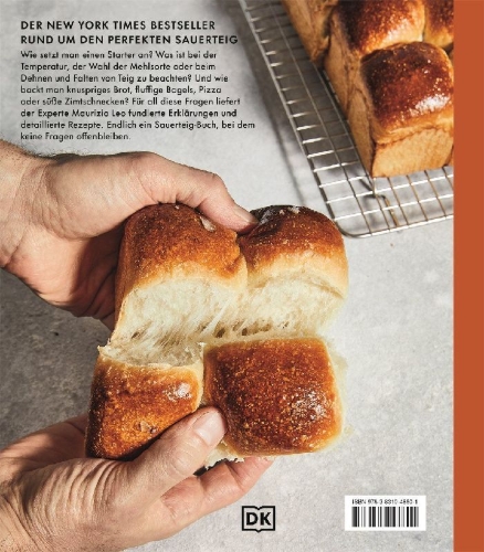 Buchcover und Innenansicht für das Buch: Das große Buch vom Sauerteig