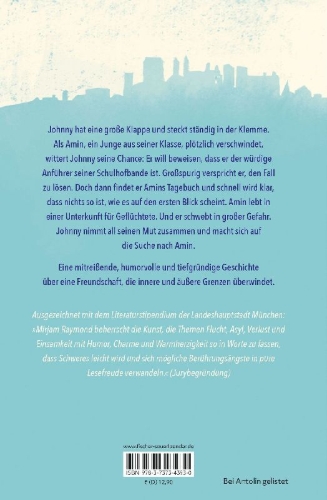 Buchcover und Innenansicht für das Buch: Von Null auf Held oder Wer ist eigentlich Amin?