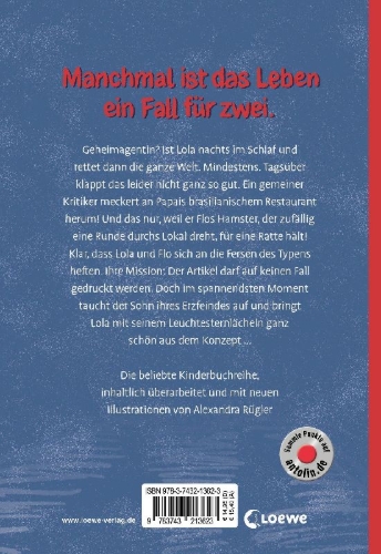 Buchcover und Innenansicht für das Buch: Lola in geheimer Mission (Band 3)