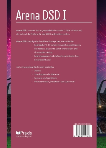 Buchcover und Innenansicht für das Buch: Arena DSD I